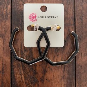 Black Gold Earrings